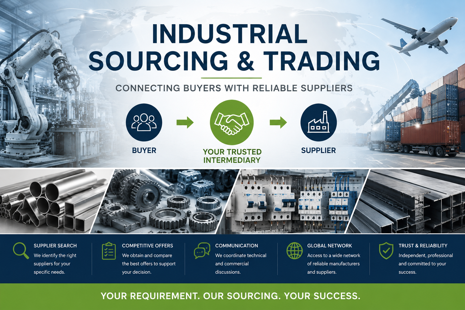 Industrial Procurement and Sourcing Intermediary